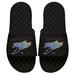 Men's ISlide Black Tampa Bay Rays Cooperstown Logo Slide Sandals