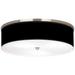 Giclee Gallery All Black 20 1/4" Wide Modern Ceiling Light