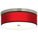 All Red Giclee Energy Efficient Ceiling Light