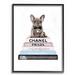 Viv + Rae™ Boden Bookstack w/ Gray Frenchie Puppy' Print Wood in Brown | 30 H x 24 W x 1.5 D in | Wayfair EB527691E6E046FE8640E0A929D95E55