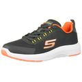 Skechers Kids Dyna Tread Junior Trainers Grey/Orange 5 (38)