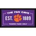 Clemson Tigers Framed 10" x 20" Fan Cave Collage