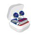 Buffalo Bills Stripe Design Wireless Earbuds