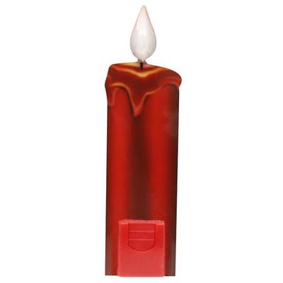 Gerson 44741 - LED Red Window Cling Candle Christmas Window Decor
