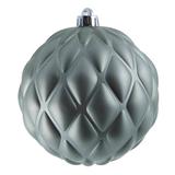 Vickerman 568668 - 6" Wrought Iron Matte Round Pine Cone Christmas Tree Ornament (4 pack) (N173423D)