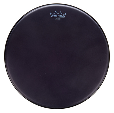 Remo 16" Emperor Black Suede