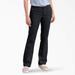 Dickies Women's Flex Slim Fit Bootcut Pants - Black Size 10 (FP121)
