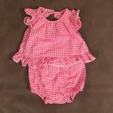 Ralph Lauren Dresses | Infant Sundress | Color: Pink/White | Size: 3-6mb