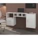 Latitude Run® Garrisons Floating Desk Wood in White | 24.8 H x 55.1 W x 15.9 D in | Wayfair 4673E2BBA2BC4368AD899B189ED58E1E