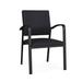 Lesro Newport Waiting Reception Guest Chair Metal Frame Metal | 36 H x 23.5 W x 24 D in | Wayfair NP1101.SBK-01PPBK