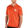 Men's Antigua Orange Clemson Tigers Balance Polo