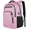 School Backpack Boys / Girls / Teenagers, Backpack School, Laptop Backpack for Men / Women, Daypacks Business Backpack with USB, pink, 15,6 Zoll, Rucksack