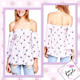 Free People Tops | Free People Lana Off The Shoulder Tunic In Lilac | Color: Pink/Purple | Size: Various