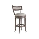 Artistica Home Cohesion Aperitif Swivel Counter Stool Wood/Upholstered in Gray | 44 H x 20 W x 22 D in | Wayfair 2000-896-41-01