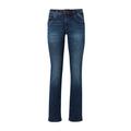 Tom Tailor Alexa Straight Jeans Damen mid stone wash denim, Gr. 26-30, Baumwolle, Hose
