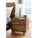 Ocean Two Drawer Solid Wood Nightstand in Natural Sengon - Modus 8C7981