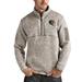 Men's Antigua Oatmeal UAB Blazers Fortune Half-Zip Pullover Jacket