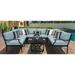 Kathy Ireland Homes & Gardens Madison Ave. 9 Piece Sectional Seating Group w/ Cushions kathy ireland Homes & Gardens by TK Classics | Outdoor Furniture | Wayfair