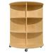 Wood Designs Circular Storage Unit Wood in Brown | 38 H x 29.5 W in | Wayfair 991289