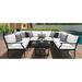 Kathy Ireland Homes & Gardens Madison Ave. 9 Piece Sectional Seating Group w/ Cushions kathy ireland Homes & Gardens by TK Classics | Outdoor Furniture | Wayfair