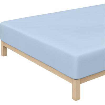 Schlafgut Spannbettlaken Jersey-Elasthan, (1 St.), für Boxspring blau Bettlaken Betttücher Bettwäsche, und