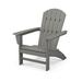 POLYWOOD® Nautical Adirondack Chair in Gray | 36.25 H x 29.25 W x 32.81 D in | Wayfair AD410GY