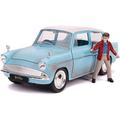 Jada JA31127 1:24 1959 Ford Anglia with Harry Potter Figure, Rusty Blue