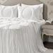 Riviera Bedspread White 3Pc Set Queen - Lush Decor 16T004685