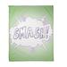 East Urban Home Comic Superhero Art Fleece Throw Polyester in Green/Gray/White | 60 W in | Wayfair FFA108776B214DFEA34593AFF117074E