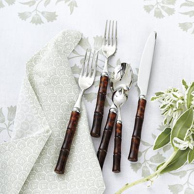 Bunny Williams Bamboo Tortoise Flatware - 20-Piece - Ballard Designs