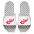 Men's ISlide White Detroit Red Wings Primary Logo Slide Sandals