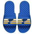 Men's ISlide Royal St. Louis Blues Stripe Logo Slide Sandals