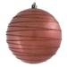 Vickerman 624920 - 3" Coral Candy Glitter Ball Christmas Tree Ornament (6 pack) (N187571D)