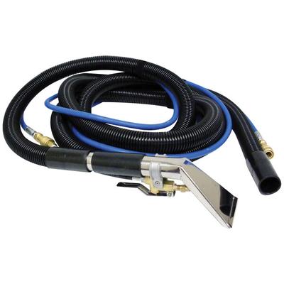 Sandia 80-8010 Sniper 4" Stainless Steel Upholstery Tool with 15' Vacuum and Solution Hoses for 6 Gallon Carpet Extractors