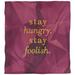 East Urban Home Stay Hungry Quote Single Duvet Cover Microfiber in Red/Yellow | Queen Duvet Cover | Wayfair 5331216016FD4A24A1FD57B608EA9D44