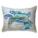 Highland Dunes Penhook Fiddler Crab Indoor/Outdoor Rectangular Throw Pillow Polyester/Polyfill blend | 11 H x 14 W x 5 D in | Wayfair