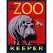 Zoomie Kids Cadell The Little Zoo Keeper hippopotamus Canvas Art Canvas in Red | 24 H x 18 W x 1.5 D in | Wayfair F3BAEAF3FE2B493F9F6EA4503431E444