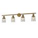 Innovations Lighting Bruno Marashlian Small Bell 42 Inch 4 Light LED Bath Vanity Light - 215-BB-G52-LED