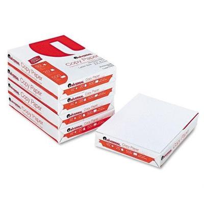 Universal 8.5 x 11 in. Plain Copier Paper - White, 2500 Sheets