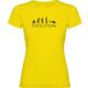K KRUSKIS - T Shirt Tauchen Evolution Diver Zurzarm Frau - XL, Gelb