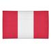 White 24 x 0.4 in Area Rug - East Urban Home Kansas City Football Stripes Poly Red Area Rug Chenille | 24 W x 0.4 D in | Wayfair