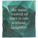 East Urban Home Laughter Inspirational Quote Single Duvet Cover Microfiber in Green | Queen Duvet Cover | Wayfair 6DE6ED78620C4CB8899DADB94CE65ED0