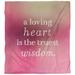 East Urban Home Love & Wisdom Quote Single Duvet Cover Microfiber in Pink/Yellow | Queen Duvet Cover | Wayfair E82D89A51BEE4FD9898FBCBCE1015055