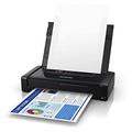 Epson WorkForce WF-110W tragbarer Tintenstrahldrucker (DIN A4, WiFi Direct, Drucker, mobiles Drucken, USB, integrierter Akku, nur 1,6 kg Gewicht) schwarz