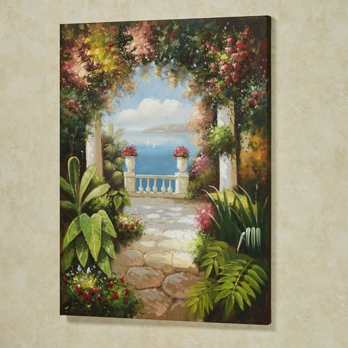 Tropical Hideaway Canvas Wall Art Multi Warm , Multi Warm