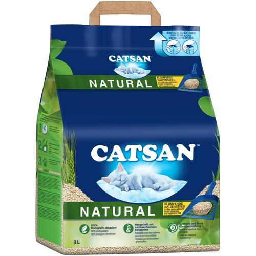 8l Natural Catsan Katzenstreu zum Sonderpreis!