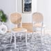 Rosalind Wheeler Cane Side Chair Wood in White | 32 H x 21 W x 16.1 D in | Wayfair 4AC5234D35CB4CA2A89C4ECEA239F892