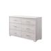 Harriet Bee Kidwell 6 Drawer 47" W Double Dresser Wood in Brown | 30 H x 47 W x 16 D in | Wayfair 6FE28707285544EA8A9E7D6CA502AFE3