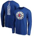 Men's Fanatics Branded Kawhi Leonard Royal LA Clippers Playmaker Name & Number Long Sleeve T-Shirt