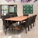 Amazonia 11 Piece Rectangular Patio Dining Set - International Home 542_10BARISIDE